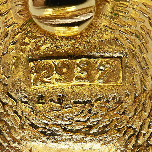 CHANEL Gold Coco Mark Earrings - Picture 4 of 7